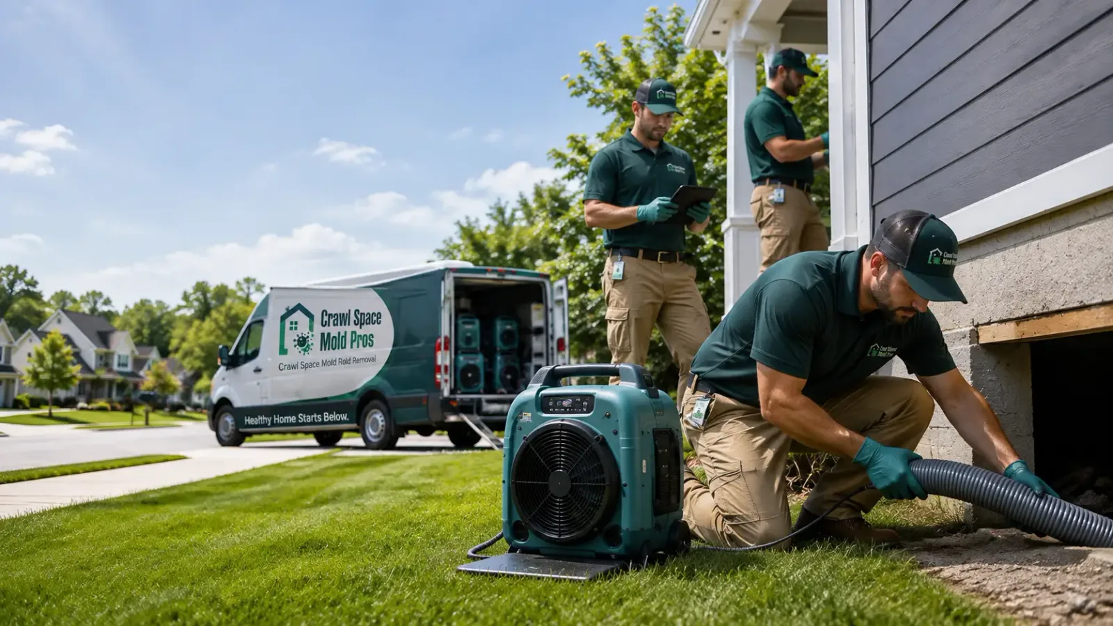Crawl Space Mold Removal in Broadwater, NE